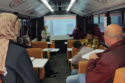 Bursa'da otobüs şoförlerine farkındalık eğitimi