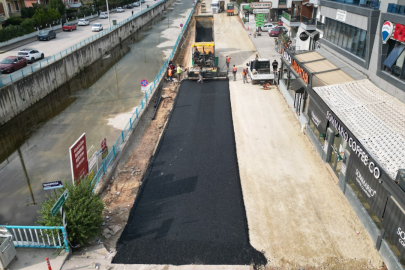 İzmit Alikahya'nın yolları yenileniyor