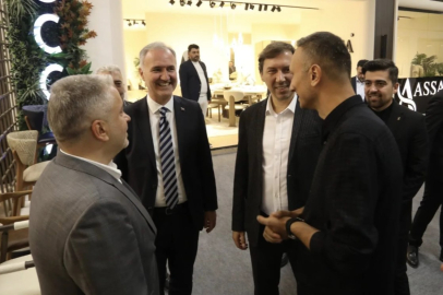 İnegöl'de protokolden Modef Expo’ya ziyaret