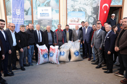 Bursa Büyükşehir'den hayvancılığa güçlü destek