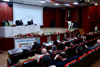 Kocaeli Çayırova’da yılın son meclis toplantısı yapıldı