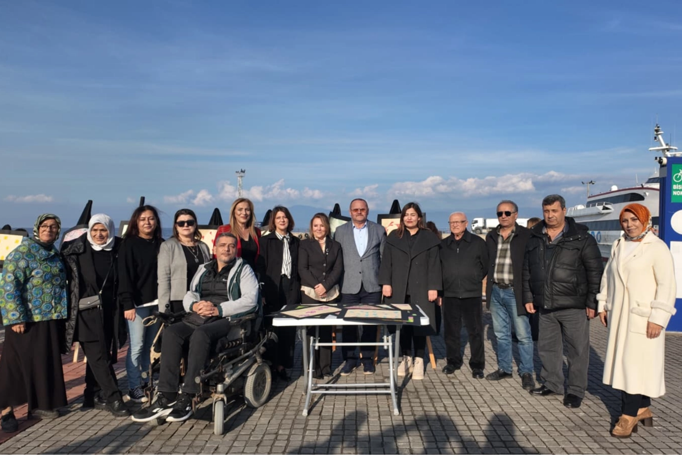 Mudanya’da ‘Sanata Engel Yoktur’ sergisine yoğun ilgi