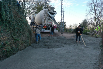 Ordu Çamaş’ta yeni yol çalışmasıyla ulaşım rahatlayacak
