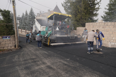 Kayseri Melikgazi'de konforlu ulaşım için yol çalışması