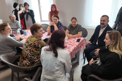 Başkan Martin’den kadınlara destek ziyareti