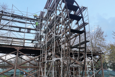 Sakarya'nın simgesi 'Tarihi Çark' yenileniyor