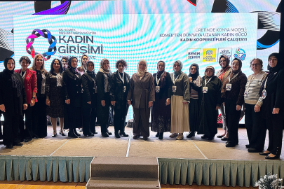 Konya Büyükşehir'den kadın gücüne destek