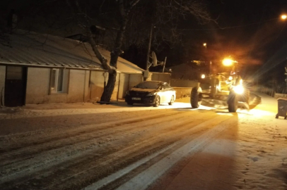 Bursa İnegöl’de karla mücadele teyakkuzu