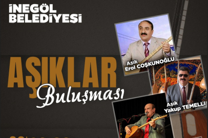 Bursa İnegöl yeni yılın ilk etkinliğinde 'Aşık'ları buluşturuyor