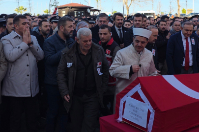 Şehit polis Turgut Külünk, memleketi Akçakoca'da son yolculuğuna uğurlandı