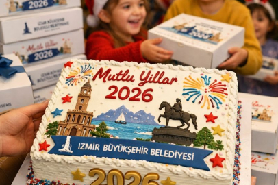 İzmir'de yeni yıl pastaları bu yıl da Büyükşehir’den