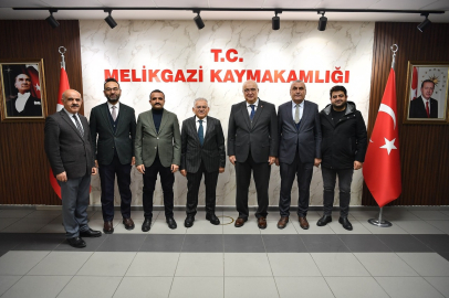 Kayseri Büyükşehir'den kaymakamlara ziyaret
