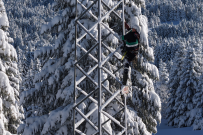 Beyaza cennet Uludağ'da enerji mesaisi