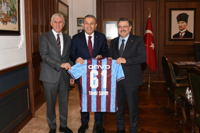 Trabzon'da Başkan Genç Vali Şahin’i ziyaret etti