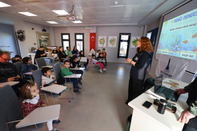 Çocuklar Efes Selçuk’ta denizin gizli dünyasını keşfetti