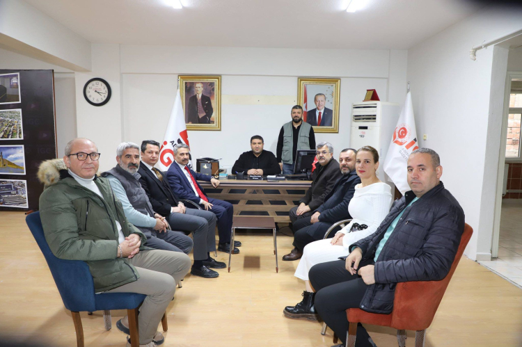Adıyaman Milletvekili Alkayış ve AK Parti yönetiminden İGC’ye ziyaret