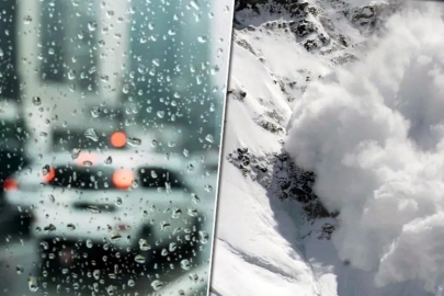 Meteoroloji’den çığ ve yağış uyarısı