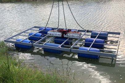 O göl üzerinde 'yapay güneş' yüzecek