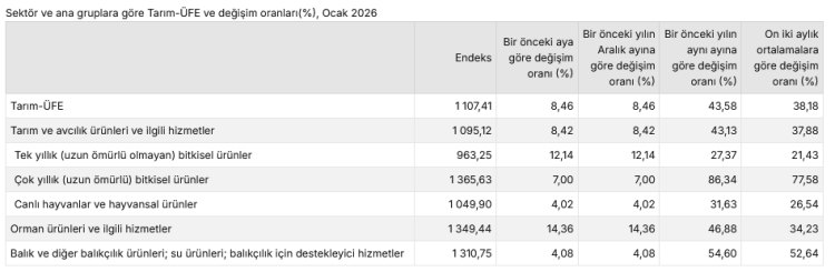 tarım üfe'nin zirvesinde yumuşak ve sert çekirdekli meyveler var 4 Tarım ÜFE'nin zirvesinde yumuşak ve sert çekirdekli meyveler var