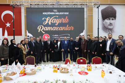 Ankara Keçiören'de ilk iftar şehit aileleri ve gazilere