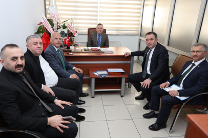 Artvin İl Basın ve Halkla İlişkiler'e oda başkanlarından 'hayırlı olsun' ziyareti