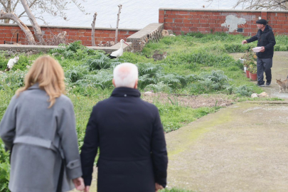 Başkan Bozbey’den Yaren Leylek'e ziyaret