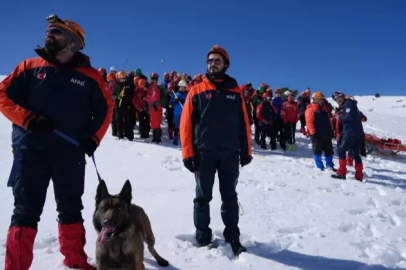 Bursa’da AFAD liderliğinde çığ arama ve kurtarma tatbikatı