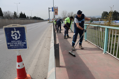 Kocaeli Büyükşehir’den bayram öncesi temizlik seferberliği