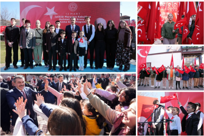 Bakan Tekin 12 Mart programına katıldı