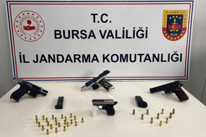 Bursa İnegöl’de ruhsatsız silah operasyonu