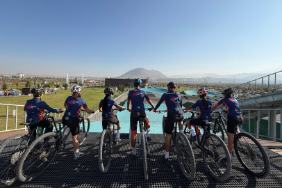 Kayseri'de BMX parkuruna gençlerden büyük ilgi