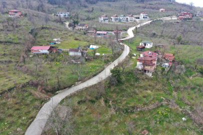 Ordu Fatsa’da beton yol konforu Bucaklı’ya ulaştı