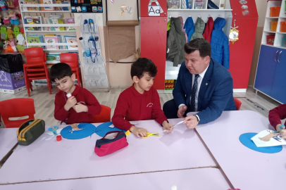 Keşan'da Müdür Kemik’ten Raşit Efendi İlkokulu’na ziyaret