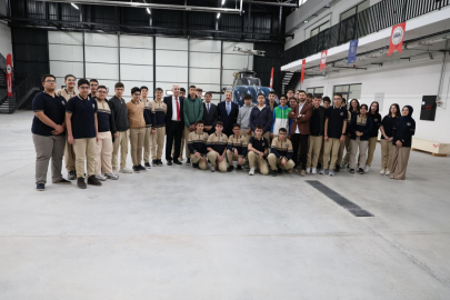 Kayseri Melikgazi'de hava lisesi öğrencilerine tam destek