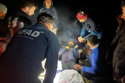 Kahramanmaraş'ta mahsur kalan 8 dağcı kurtarıldı