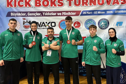 Sakaryalı KickBoksçular Diyarbakır’da zirveye uzandı