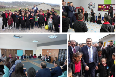 Bakan Tekin, Van'da ilkokul öğrencileriyle buluştu