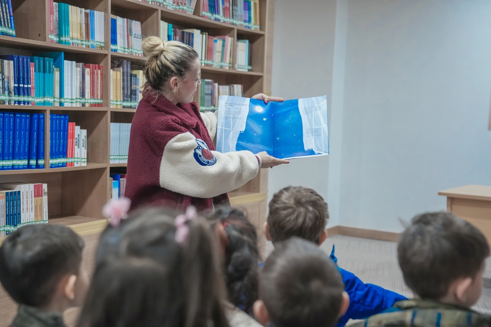 Keçiören'de minik öğrenciler kütüphane atmosferini yaşadı