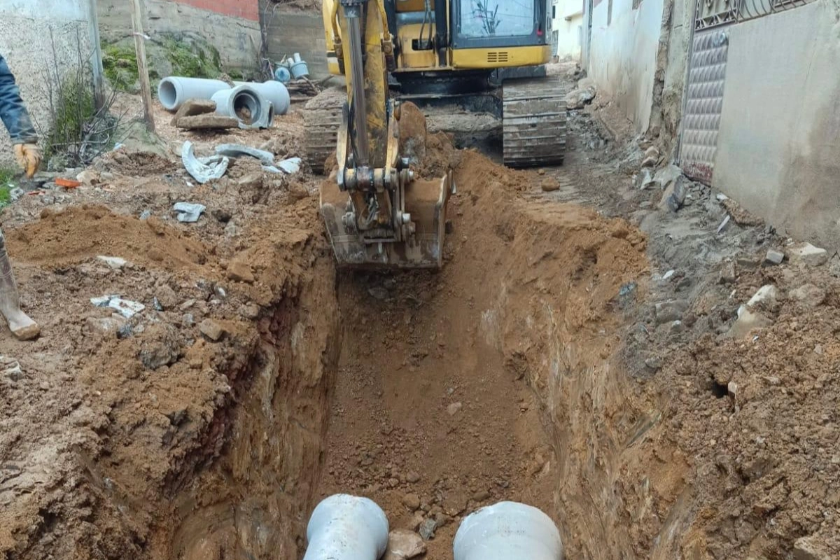 Bursa İznik Müşküle'de altyapı seferberliği... 4 bin 800 metre hat yenileniyor