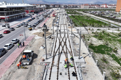 Konya’da Stadyum-Şehir Hastanesi Tramvay Hattı hızla ilerliyor
