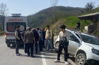Düzce-Yığılca yolunda kaza: 1 yaralı