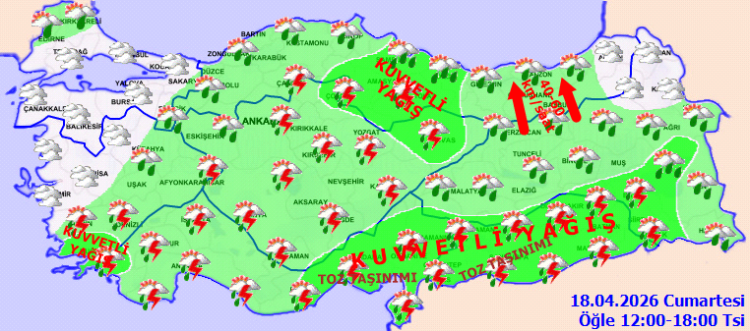 Yurtta bugün hava nasıl olacak?