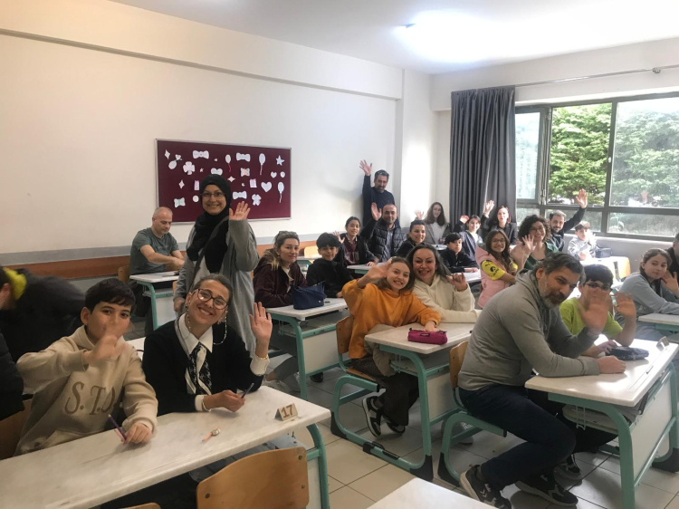 Sadettin Türkün Ortaokulu’nda kaybedeni olmayan yarışma