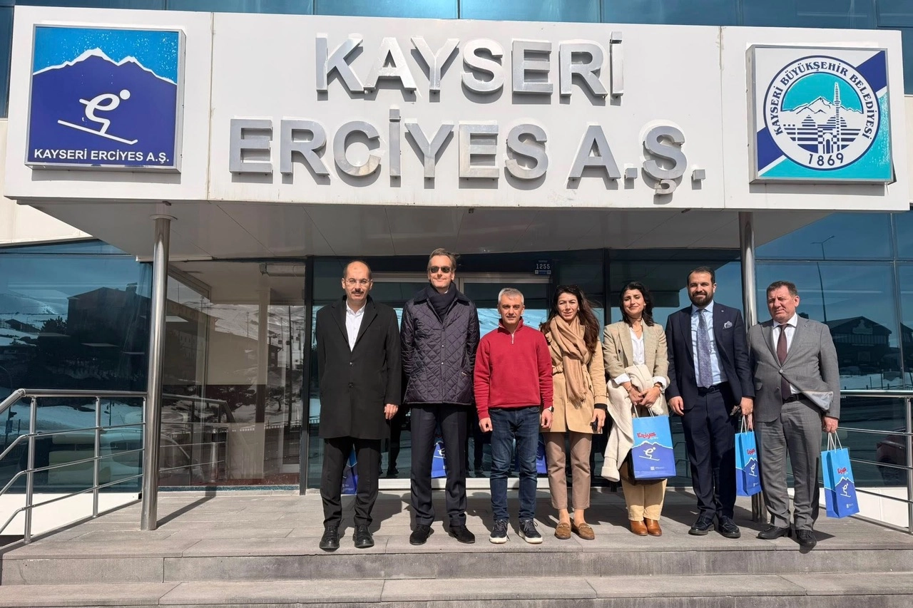 Belçika heyeti Erciyes'e hayran kaldı