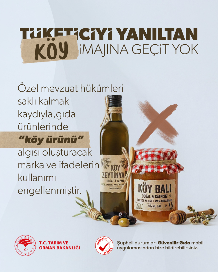 Etikette ‘köy’ aldatmacasına fren!