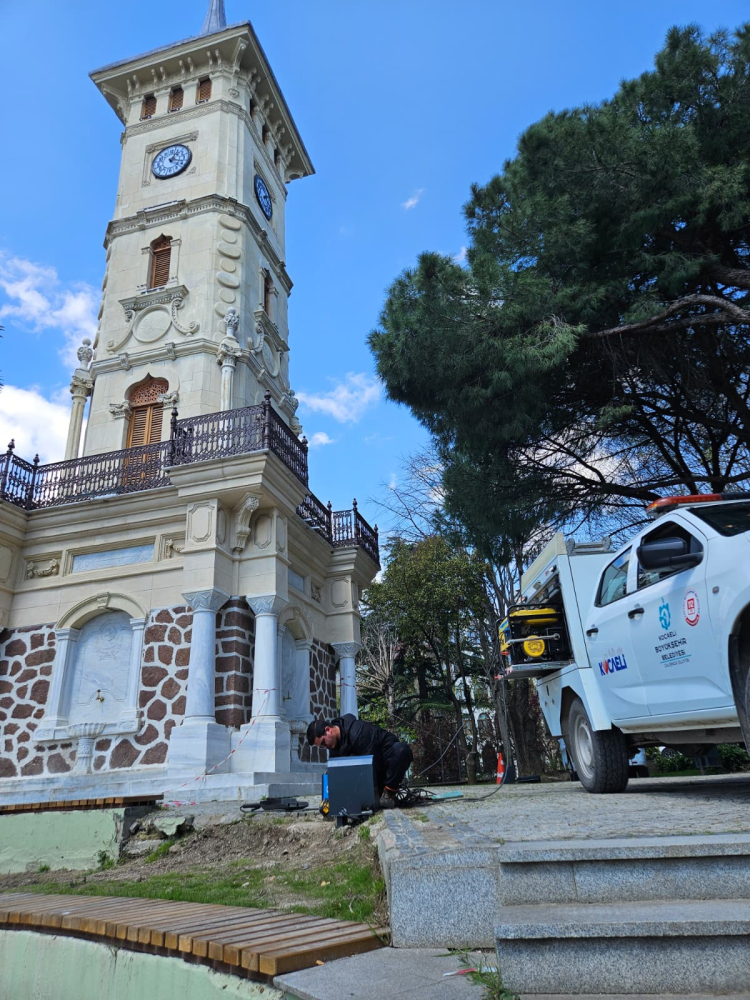 Kocaeli’de tarihi kuleye estetik dokunuş