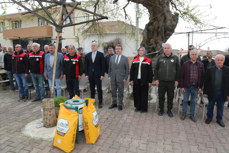 Bursa’nın üç ilçesinde ayçiçeği üretimine güçlü destek