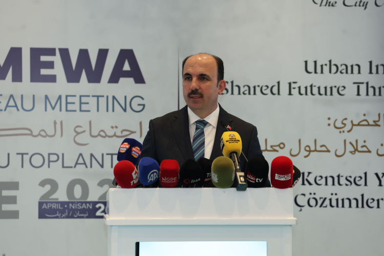 Başkan Altay UCLG MEWA toplantısında konuştu