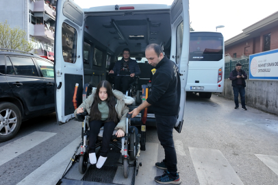 Kocaeli'de 'Engelsiz Taksi' hayallere köprü oldu