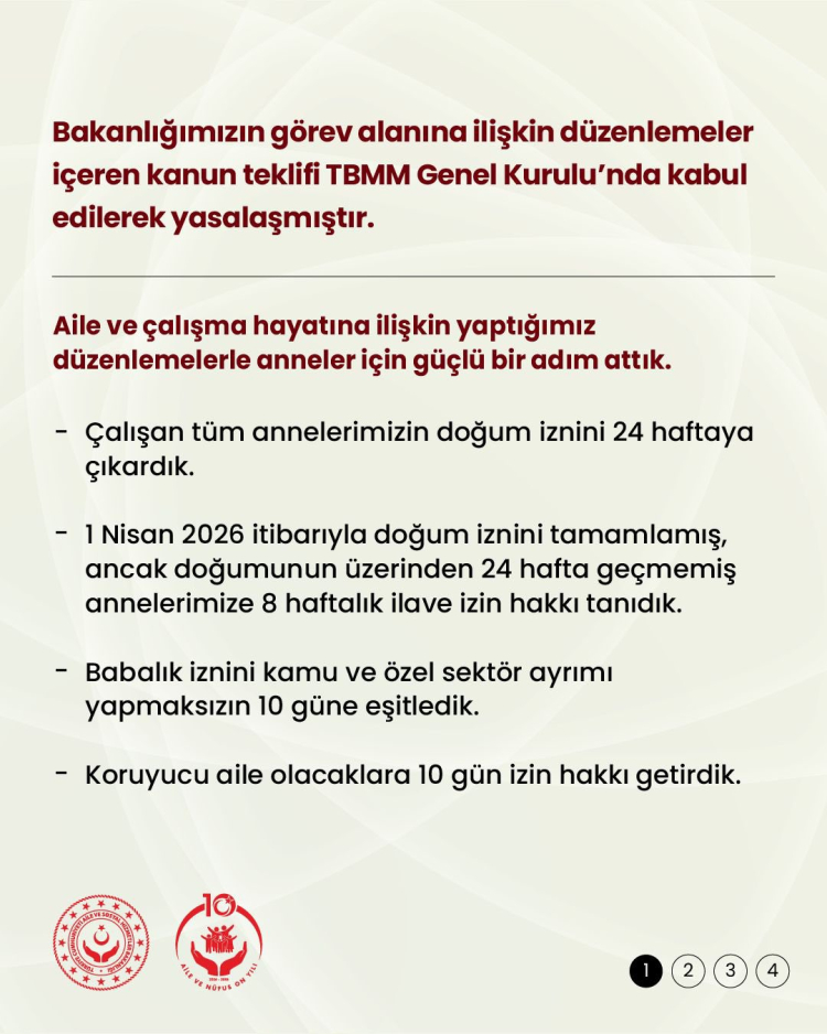 15 yaş altına dijital güvenlik geldi… Doğum izni 24 haftaya çıktı